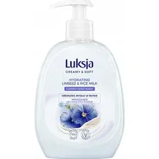 Luksja Крем-мыло жидкое Creamy С льняным и рисовым молочком 500 мл