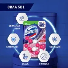 Средство для унитаза Domestos Power 5 Ледяная магнолия Дуо 2х55 г