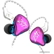 Наушники KZ Acoustics ZST X (без микрофона, фиолетовый)