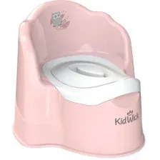 Детский горшок Kidwick Трон KW070302 (розовый/белый)