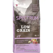 Сухой корм для собак Spectrum Low Grain средних и крупных пород собак с ягненком 12 кг