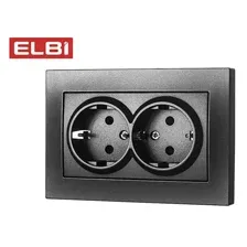 Розетка Elbi Vega 510-011130-907 (графит)