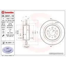 Тормозной диск Brembo 08944111