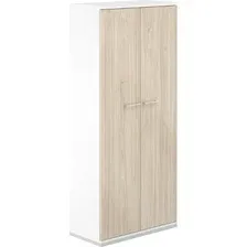 Шкаф распашной Norden 80x40x183.3 AG.221.WH.WH.AR (белый/белый/акация равелло)