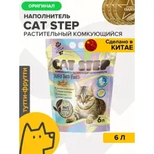 Наполнитель для туалета Cat Step Tofu Tutti Frutti 6 л