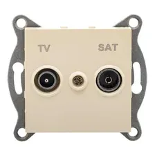 Розетка Gusi Electric Ugra С11ТS1-003 (бежевый)