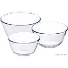 Набор салатников Elan Gallery Crystal glass 360169