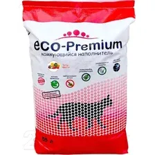 Наполнитель для туалета Eco-Premium Тутти-Фрутти (55л, 20.2кг)