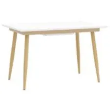 Обеденный стол Stool Group Стокгольм раскладной 120-160x80 / DT-1706-120 (белый)