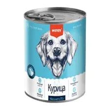 Консервированный корм для собак Wanpy Dog курица (375 г)