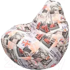 Бескаркасное кресло Flagman Груша Макси XXL Г2.5-166 (Soho 01)
