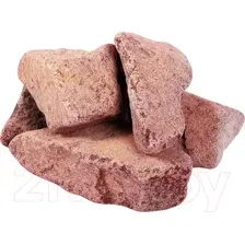 Камни для бани Банные Штучки Малиновый кварцит обвалованный средний / 33091 (20кг)