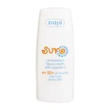Ziaja  Sun SPF 50+ Крем для лица антиоксидант c витамином С , 50мл