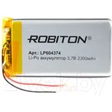 Аккумулятор Robiton LP604374