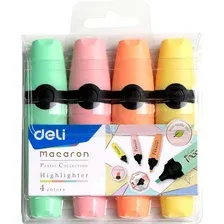 Набор маркеров Deli Macaron / U356MT (4шт)