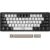 Клавиатура JEGG ZA61 White Black Brown (TNT Yellow)