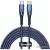 Кабель Baseus Glimmer Series Fast Charging Data Cable USB Type-C - Type-C 100W CADH000703 (1 м, синий)
