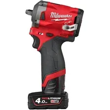Гайковерт Milwaukee M12 FIW38-422X 4933464613 (с 2-мя АКБ, кейс)