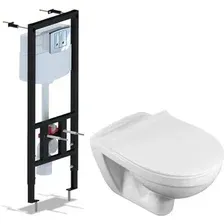 Унитаз подвесной Santek Бореаль 1WH302205 + Ани Пласт WCP1111