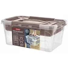 Ящик для хранения Econova Grand Box 433224114 4.2 л (коричневый)