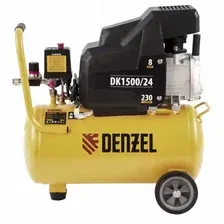 КОМПРЕССОР ВОЗДУШНЫЙ DK1500/24,Х-PRO 1,5 КВТ, 230 Л/МИН, 24 Л// DENZEL 58063
