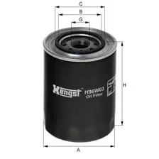Фильтр масляный HENGST H96W03
