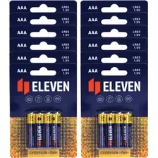 Батарейка Eleven Super AAA LR03 алкалиновые BC4 (12x4 шт)