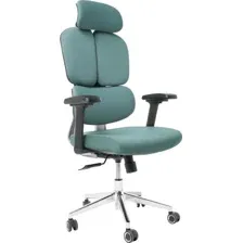 Кресло геймерское Jiqiao R6001-ЧЗ (черный/бирюзовый)