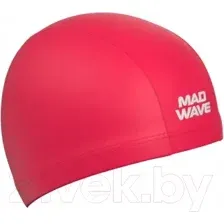 Шапочка для плавания Mad Wave Adult Lycra / 06W (красный)