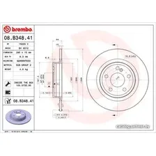 Тормозной диск Brembo 08B34841