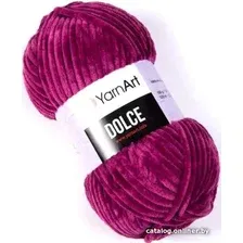 Пряжа для вязания Yarnart Dolce 100 микрополиэстер 766 100 г (120 м, фуксия)