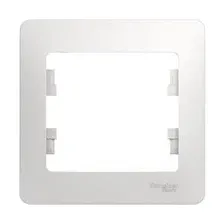 Рамка 1-я белый Schneider Electric Glossa