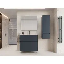 Symbolite Тумба под умывальник Лима 80 Line Plus 2 ящика (графит)