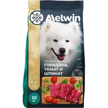 Сухой корм для собак Melwin С говядиной, томатами и шпинатом (10кг)