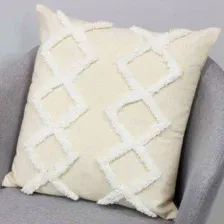 Чехол на подушку Matex Tufted ALEX-018 (белый/молочный/слоновая кость)
