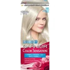 Крем-краска для волос Garnier Color Sensation 910 (пепельно-серебристый блонд)