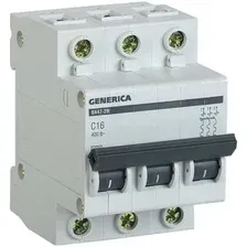 Выключатель автоматический Generica ВА 47-29 2Р 32А 4.5кА MVA25-2-032-C