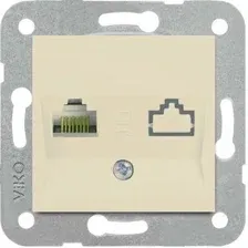 Розетка Viko Karre / 90967232 (кремовый)