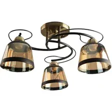 Люстра средней высоты Mirastyle BL-7605/3 AB+BK