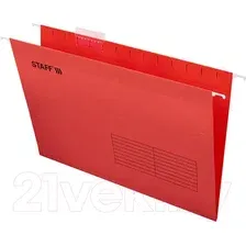 Набор папок Staff 270936 (10шт, красный)