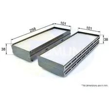 Салонный фильтр Comline EKF303