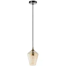 Подвесная люстра Bergenson Bjorn Mystic Aura BB0000548 (янтарно-золотой)