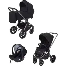 Коляска Rant Flex Pro 3 в 1 2023, RA075, black