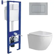 Унитаз подвесной Berges Wasserhaus Okus Rimless 043395 (с сиденьем)