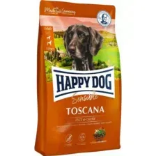 Корм для собак Happy Dog Toscana, утка/лосось, 3542, 12.5 кг