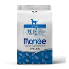 Сухой корм Monge Cat Daily Line Urinary для кошек, для профилактики МКБ, с курицей 400гр