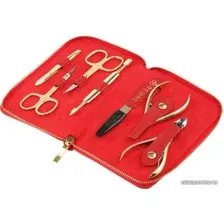 Набор для маникюра и педикюра Dewal 904RED (красный)