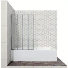 Стеклянная шторка для ванны Ambassador Bath Screens 16041111L 100