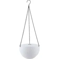 Кашпо Botanica Rattan (21x13.5см, белый)