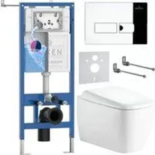 Унитаз с инсталляцией 6 в 1 Roxen StounFix Dual Fresh 968502